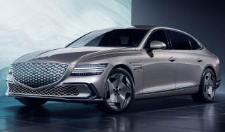 2025 Genesis Electrified G80 - front 3/4